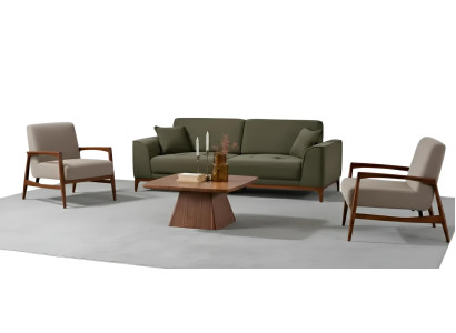 Wohnzimmer Set Modern Mehrfarbig Designer-Sessel Komfortabel Stoff