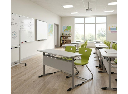 Schulset Modern Ergonomisch Grau Schultisch Grun Stuhl Doppelsitzige