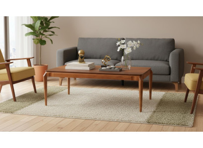 Couchtisch Modern Minimalistisch Braun Elegant Stilvoll Komfortabel