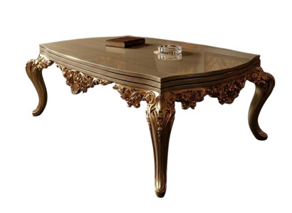 Stilvoller Couchtisch im klassischen Design mit Eleganz