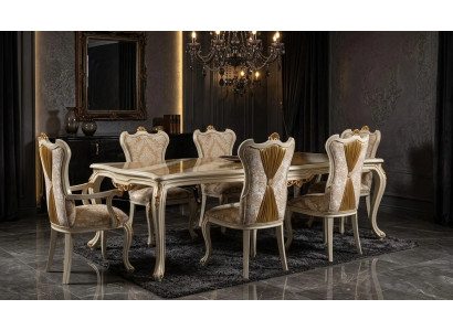 Stilvoller Esstisch im klassischen Design für zeitloses Ambiente