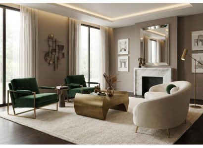 Couchtisch Modern Minimalistisch Braun Elegant Stilvoll Komfortabel
