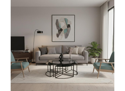 Couchtisch Modern Minimalistisch Schwarz Elegant Stilvoll Komfortabel