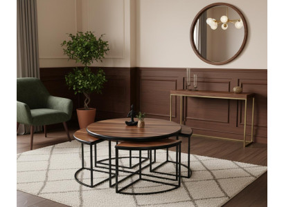 Couchtisch Modern Minimalistisch Braun Elegant Stilvoll Komfortabel