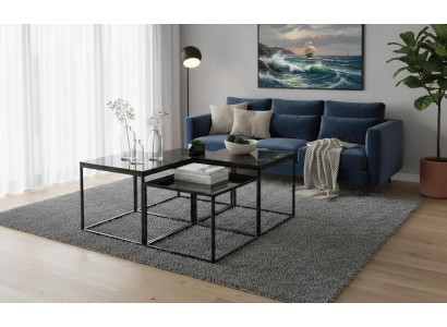 Couchtisch Modern Minimalistisch Schwarz Elegant Stilvoll Komfortabel