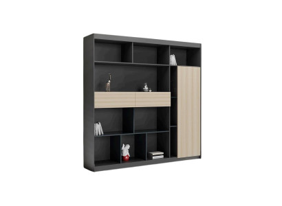 Geräumiger Büroschrank mit Praktischen Ablageflächen und Fächern