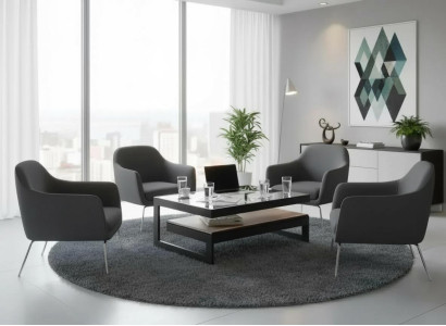 Couchtisch Modern Minimalistisch Schwarz Elegant Stilvoll Komfortabel