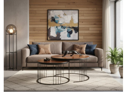 Couchtisch Modern Minimalistisch Braun Elegant Stilvoll Komfortabel