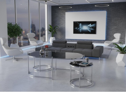 Couchtisch Modern Minimalistisch Grau Elegant Stilvoll Komfortabel