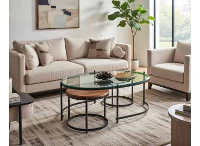 Couchtisch Modern Minimalistisch Schwarz Elegant Stilvoll Komfortabel