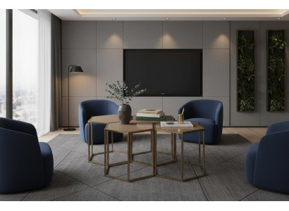 Couchtisch Modern Minimalistisch Braun Elegant Stilvoll Komfortabel