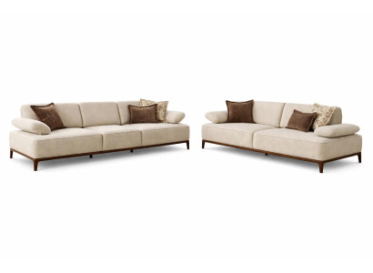 Wohnzimmer Set Modern Weiß 4-Sitzer Sofa 3-Sitzer Sofa Designer-Set