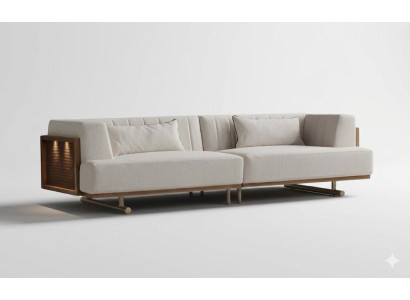 Modernes Designer Sofa 3-Sitzer Couch Wohnzimmer Polstersofa