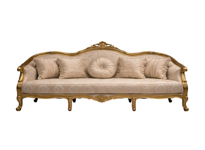 Eleganter 3-Sitzer im klassischen Stil mit hohem Sitzkomfort