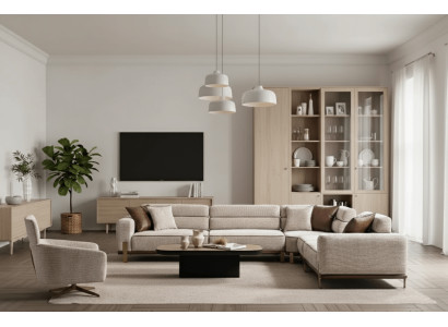 Modernes Ecksofa in L-Form mit elegantem Design und hohem Komfort