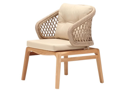 Stuhl Modern Stuhl Garten Stuhl Gartenmöbel Premium Möbel Beige