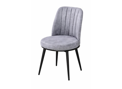 Stuhl Stil modern Farbe grau bequem neu Esszimmer kompakt abgerundet