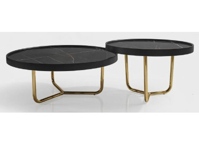 Wohnzimmer-Set mit Couchtisch und Beistelltisch im eleganten Design