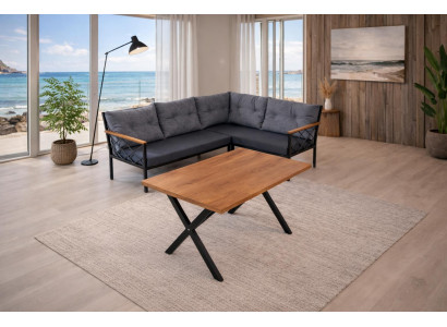 Ecksofa Stil modern Farbe grau neu bequem kompakt vielseitig weich