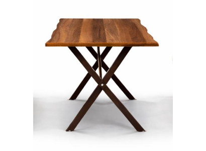 Tisch Stil modern Farbe braun neu quadratisch Holz kompakt vielseitig