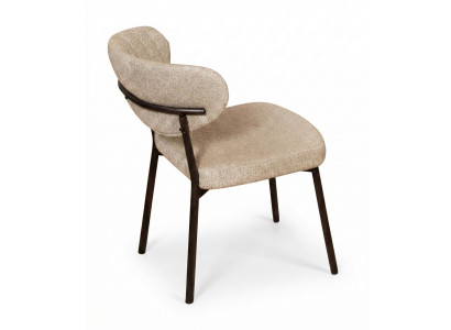Stuhl Stil modern Farbe beige neu kompakt vielseitig weich bequem