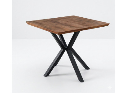 Tisch Stil modern Farbe braun neu kompakt vielseitig bequem quadratisch