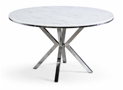 Tisch Stil modern Farbe silber neu rund vielseitig Metall luxuriös