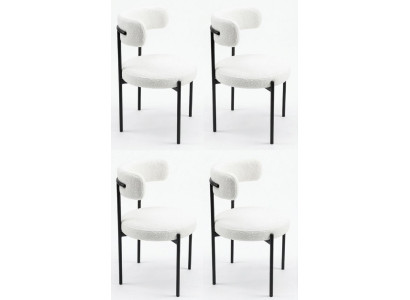 Set aus 4 Polsterstühlen – komfortabel, modern und elegant gestaltet
