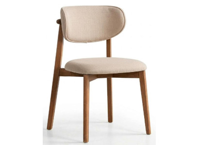 Stilvoller Polsterstuhl mit bequemem Sitz und modernem Design