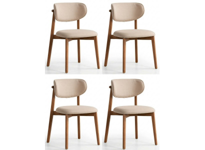 Set aus 4 Polsterstühlen – elegant, bequem und modern