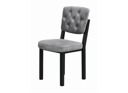 Stuhl Stil modern Farbe grau neu weich bequem Stoff vielseitig Komfort