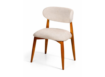 Stuhl Stil modern Farbe beige braun weich bequem vielseitig Esszimmer