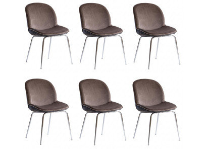 Set aus 6 Polsterstühlen – stilvoll, bequem und modern gestaltet