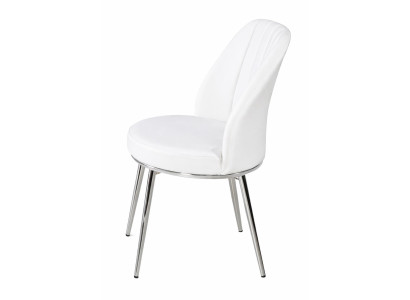 Stuhl Stil modern Farbe Weiß Esszimmer neu vielseitig weich bequem