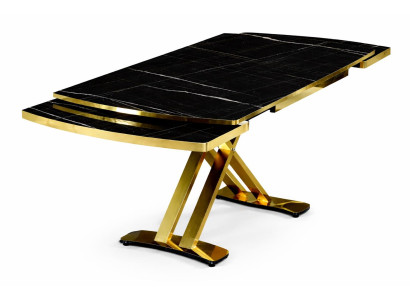 Tisch Stil modern Farbe schwarz Esszimmer bequem vielseitig rechteckig