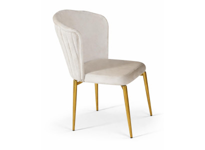 Stuhl Stil modern Farbe weiß neu Esszimmer bequem vielseitig weich Stoff