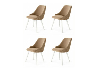 4x Stühle Stil modern Farbe blau bequem neu Esszimmer komfortabel weich