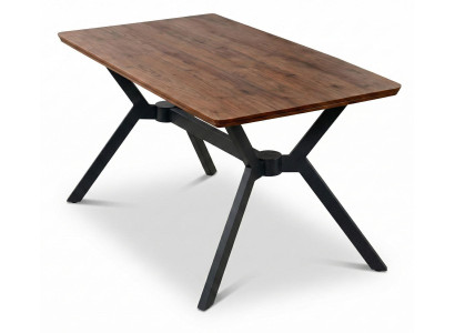 Tisch Stil modern Farbe braun bequem neu Esszimmer komfortabel rechteckig