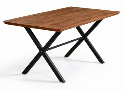 Tisch Stil modern Farbe braun bequem Esszimmer komfortabel rechteckig