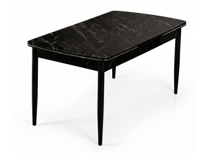 Tisch Stil modern Farbe schwarz neu Esszimmer praktisch bequem ausziehbar