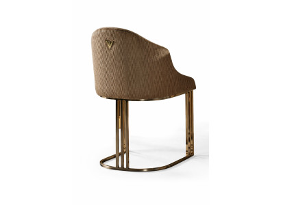 Stilvoller Stuhl Esszimmerstuhl Relaxstuhl Designerstuhl Polsterstuhl