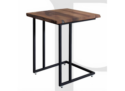Beistelltisch Stil modern Farbe braun neu bequem Wohnzimmer geräumig Holz