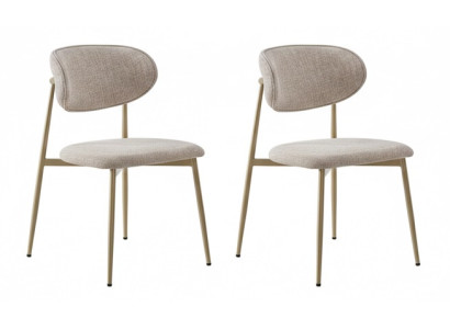 Set aus 2 Stühlen mit modernem Design und hohem Sitzkomfort