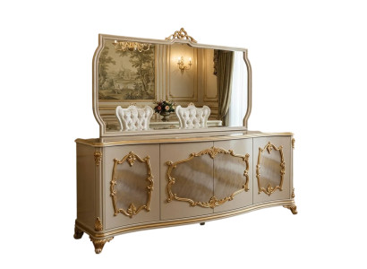 Sideboard mit Spiegel, elegant, praktisch und zeitlos gestaltet