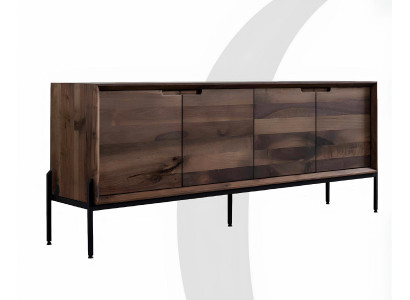 Sideboard Stil modern Farbe braun neu bequem Wohnzimmer Holz geräumig