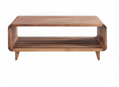 Coffetisch Stil modern Farbe braun neu Holz kompakt praktisch Wohnzimmer