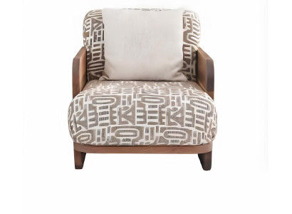 Sessel Stil modern Farbe braun neu Holz praktisch bequem weich Wohnzimmer