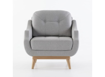 Sessel Stil modern Farbe grau neu weich bequem Wohnzimmer komfortabel