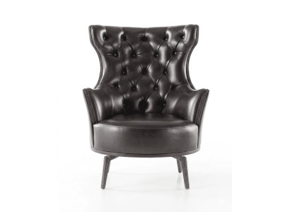 Sessel Stil modern Farbe schwarz neu weich bequem Wohnzimmer komfortabel