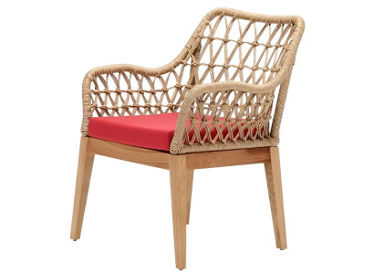 Stuhl Modern Stuhl Garten Stuhl Gartenmöbel Premium Stuhl Rot